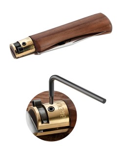 Нож складной Old Bear Classical Walnut S, лезвие 70 мм, сталь W1.4060 (орех)