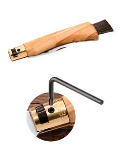 Нож складной Old Bear Mushroom, грибной, лезвие 68 мм, сталь W1.4060 (оливковое дерево)