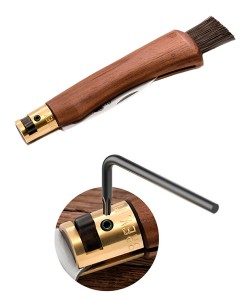 Нож складной Old Bear Mushroom, грибной, лезвие 68 мм, сталь W1.4060 (орех)