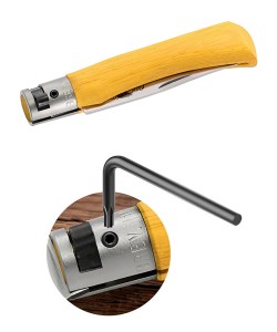 Нож складной Old Bear OBy-Old Bear Young S, лезвие 70 мм, сталь W1.4060 (жёлтый ламинат)