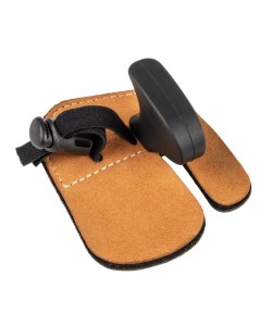 Напальчник Stinger классический, для правой руки (черный/коричневый)