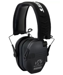 Наушники активные Walker`s Razor Slim Electronic Muffs, 23 ДБ (Black)