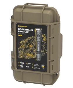 Фонарь тактический Armytek Dobermann Pro Max Magnet USB, 3000 люмен (белый свет)