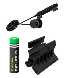 Фонарь с комплектом Armytek Viking Pro Magnet USB Extended Set XHP50.2, 2200 люмен (белый свет)