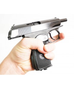 Пневматический пистолет Baikal МР-654К-32 (ПМ, черная рукоять)