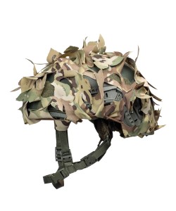 Чехол на шлем Wartech AP-110 «Ковер» форма листьев березы (Multicam)