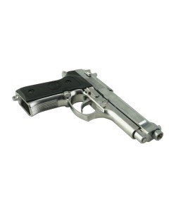 |Уценка| Страйкбольный пистолет WE Beretta M92 GBB Chrome (WE-M002) (№ 1022-УЦ)