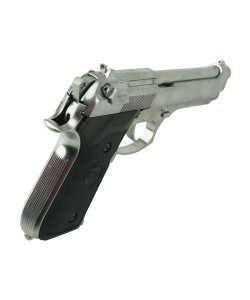 |Уценка| Страйкбольный пистолет WE Beretta M92 GBB Chrome (WE-M002) (№ 1022-УЦ)
