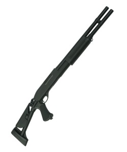 |Уценка| Страйкбольный дробовик Cyma Remington M870 Long, телескоп. приклад, пластик (CM.353L) (№ 1027-УЦ)