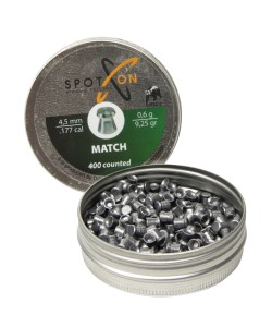 Пули для пневматики SPOTON Match 4,5 мм, 0,60 г (400 штук)