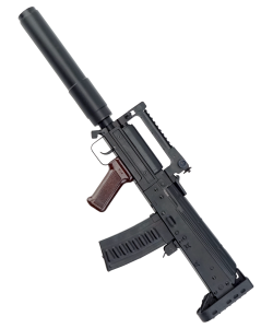 Страйкбольный автомат СтрайкАрмс ОЦ-14 Гроза АЕГ комплект (подствол. модуль, удл. ствола, глушитель, RIS-планка)