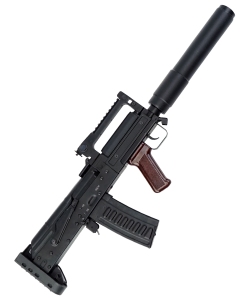 Страйкбольный автомат СтрайкАрмс ОЦ-14 Гроза АЕГ комплект (подствол. модуль, удл. ствола, глушитель, RIS-планка)