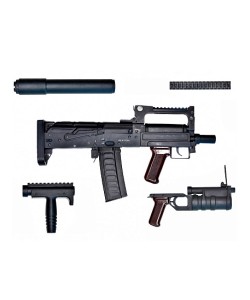 Страйкбольный автомат СтрайкАрмс ОЦ-14 Гроза комплект (АЕГ), стволик 250 мм