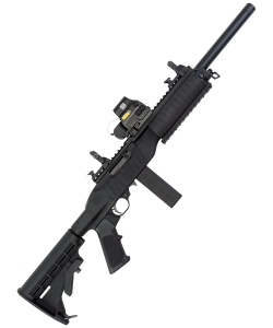 Страйкбольный автомат KJW KC-02 GBB, Long Mag (Black)