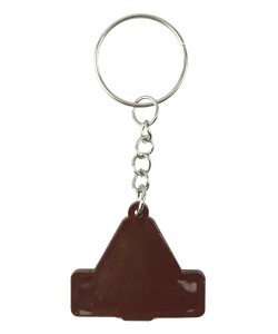 Сувенирный брелок ”Pnevmat24” с цепочкой и колечком, PVC, 35x33 мм