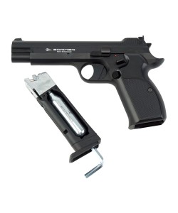 Пневматический пистолет Borner P210B Blowback (Sig Sauer) Black