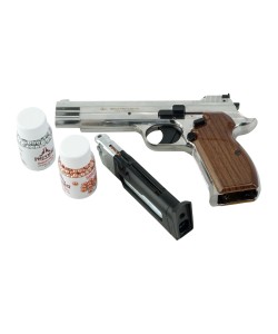 Пневматический пистолет Borner P210S Blowback (Sig Sauer) Silver