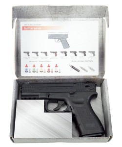 Пневматический пистолет Borner M22B Blowback – Glock, металл