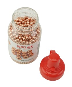 Шарики BB для пневматики Pnevmat AMMO омедненные 4,5 мм (1500 штук)