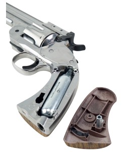 Пневматический револьвер Borner Schofield 6” (Smith Wesson) Silver