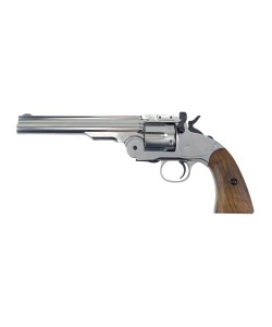 Пневматический револьвер Borner Schofield 6” (Smith Wesson) Silver