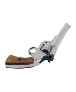 Пневматический револьвер Borner Schofield 6” (Smith Wesson) Silver