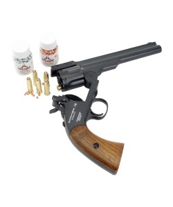 Пневматический револьвер Borner Schofield 6” (Smith Wesson) Black
