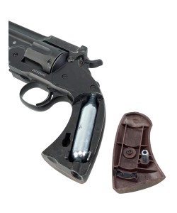 Пневматический револьвер Borner Schofield 6” (Smith Wesson) Black Old