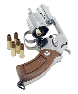 Пневматический револьвер Borner 733-S (Smith Wesson 2.5”) Silver
