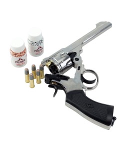 Пневматический револьвер Borner WS Silver (Webley Scott)