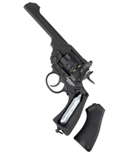 Пневматический револьвер Borner WS Black (Webley Scott)