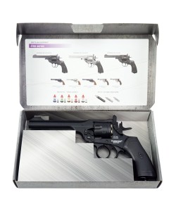 Пневматический револьвер Borner WS Black (Webley Scott)