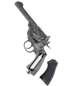 Пневматический револьвер Borner WS Black Old (Webley Scott)