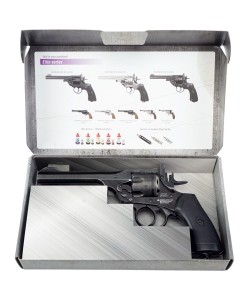 Пневматический револьвер Borner WS Black Old (Webley Scott)