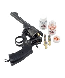 Пневматический револьвер Borner WS Black Old (Webley Scott)