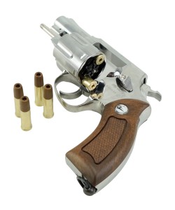 Пневматический револьвер Borner 731-S (Smith Wesson 2.5”) Silver