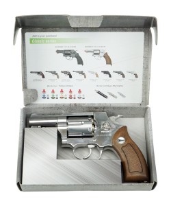 Пневматический револьвер Borner 731-S (Smith Wesson 2.5”) Silver