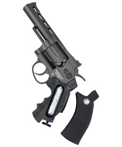 Пневматический револьвер Borner 701-B (Smith Wesson 4”) Black