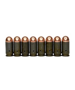Патрон учебный 9x18 (ПМ) 8 штук