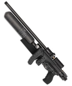 Пневматическая винтовка Ataman M20 ST 625 Ультра-компакт (Soft-Touch Black, PCP, полнотел, колба) 6,35 мм