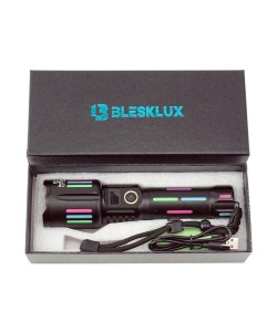 Фонарь ручной Blesklux BL-F6002-PM30-TG Zoom светодиодный, 3 режима