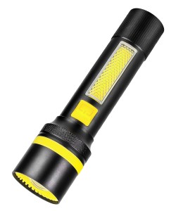 Фонарь ручной Blesklux BL-F6022-PM10-TG+COB Zoom светодиодный, 4 режима