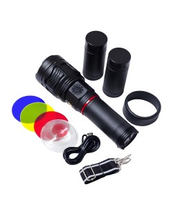 Фонарь ручной Blesklux BL-G800-2-PM90-TG Zoom светодиодный, 3 режима