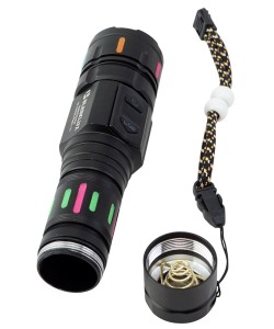 Фонарь ручной Blesklux BL-W925-PM60-TG Zoom светодиодный, 5 режимов (белый+желтый свет)