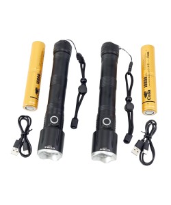 Фонарь ручной COBA CB-2074-2 Zoom светодиодный, 3 режима