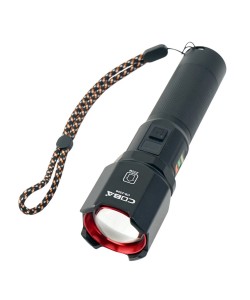 Фонарь ручной COBA CB-2506 Zoom светодиодный, 3 режима (5 цветов свечения)