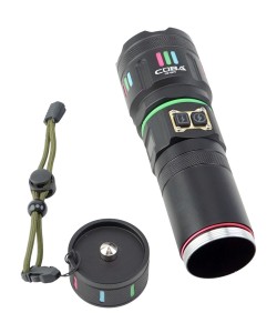 Фонарь ручной COBA CB-G37Y Zoom светодиодный, 3 режима
