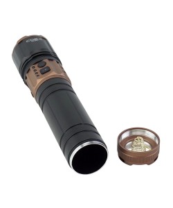 Фонарь ручной COBA CB-G908 Zoom светодиодный, 5 режимов (4 цвета свечения)