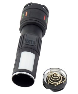 Фонарь ручной COBA CB-R16-TG Zoom светодиодный, 3 режима