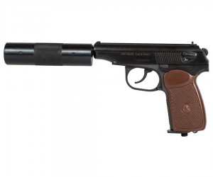 Пневматический пистолет Baikal МР-654К-22 (ПМ, с глушителем)